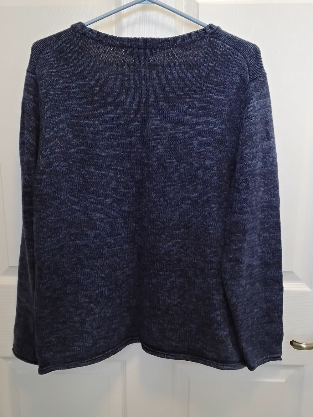 EDDIE BAUER Womens 100% Knit Cotton Henley Sweater SIZE XL - Picture 3 of 6